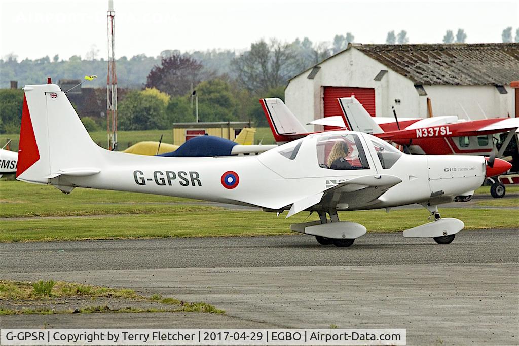 G-GPSR, 1988 Grob G-115 C/N 8024, At Wolverhampton (Halfpenny Green) Airport
