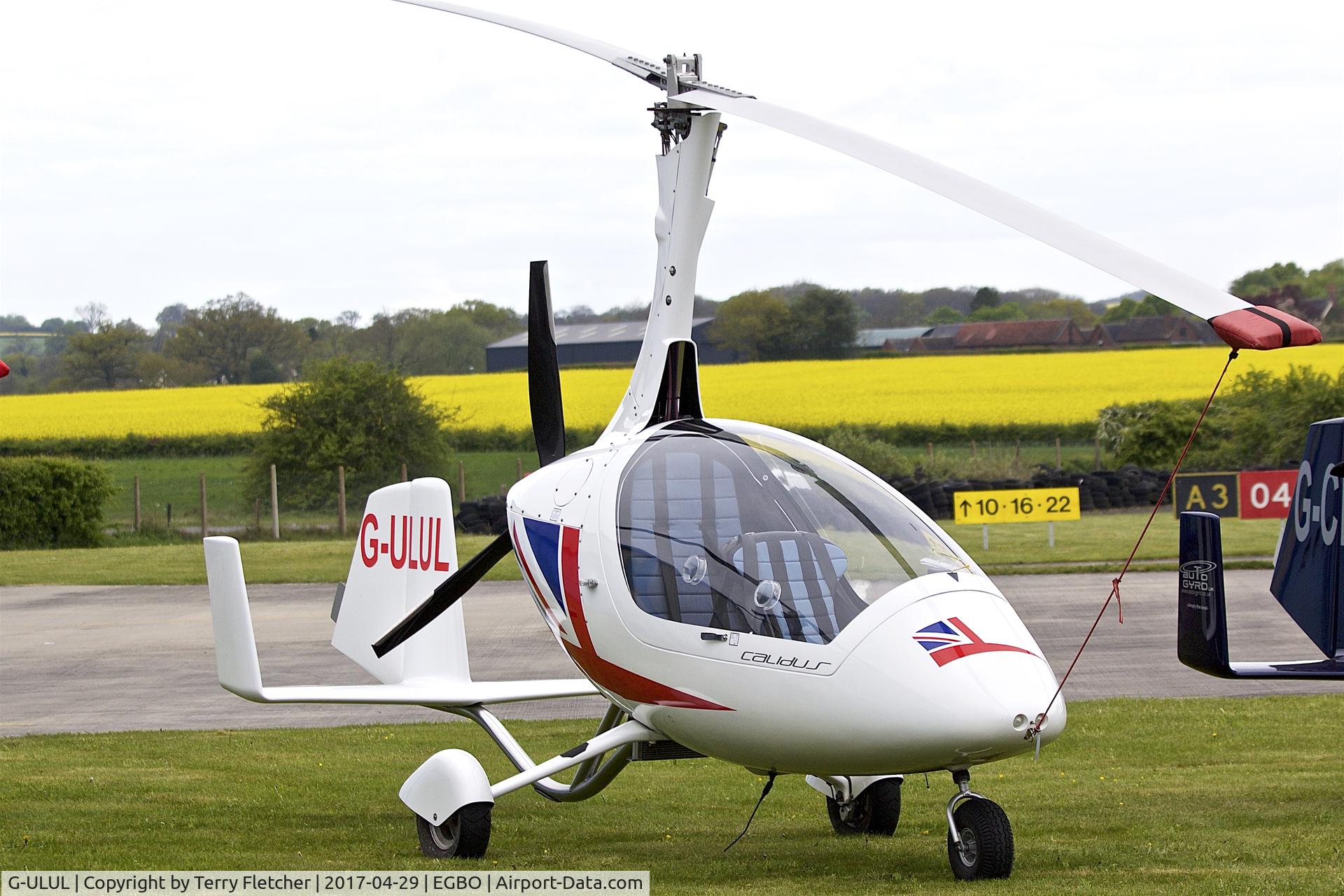 G-ULUL, 2010 RotorSport UK Calidus C/N RSUK/CALS/009, At Wolverhampton (Halfpenny Green) Airport