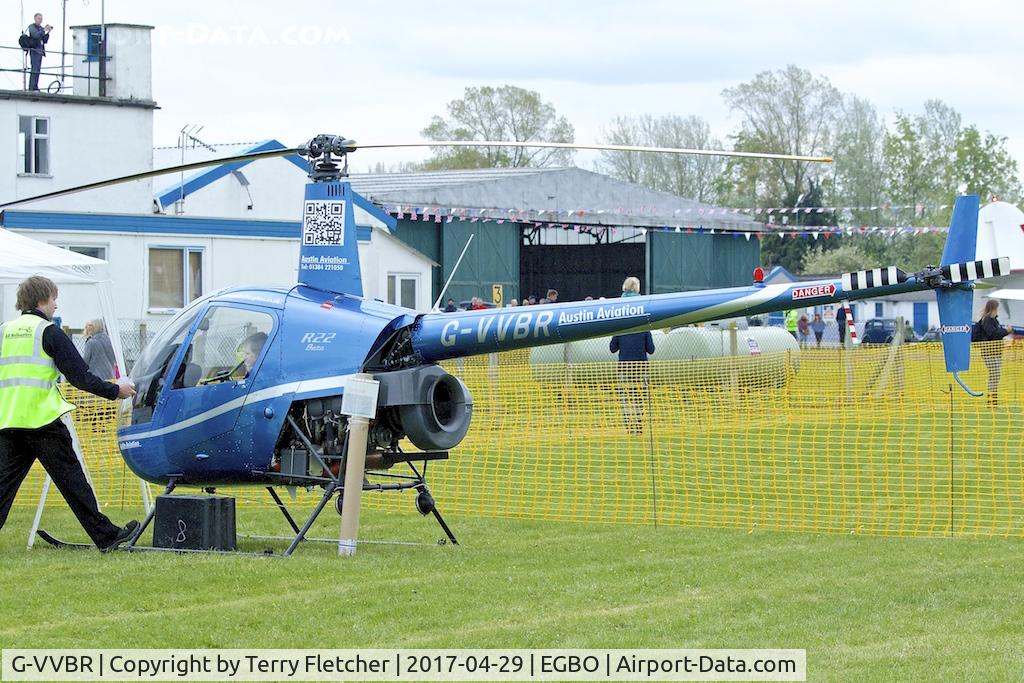 G-VVBR, 1990 Robinson R22 Beta C/N 1596, At Wolverhampton Halfpenny Green Airport