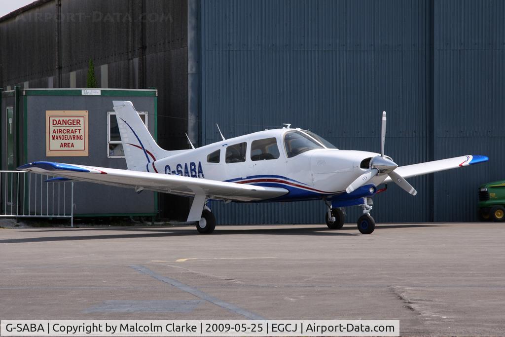 G-SABA, 1977 Piper PA-28R-201T Cherokee Arrow III C/N 28R-7703268, Piper PA-28R-201T Turbo Cherokee Arrow ll. Sherburn-in- Elmet. May 25th 2009.