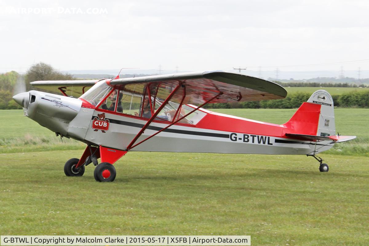 G-BTWL, 1992 Wag-Aero Sport Trainer C/N PFA 108-10893, Wag-Aero Sport Trainer at Fishburn Airfield UK. May 17th 2015.