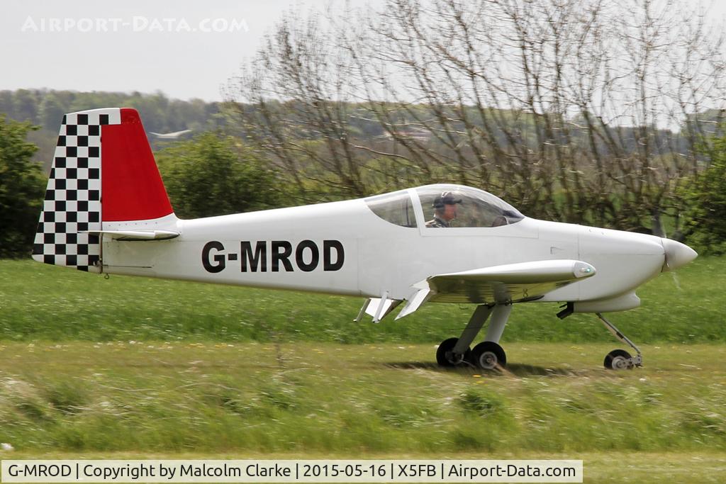 G-MROD, 2007 Vans RV-7A C/N PFA 323-14432, Vans RV-7A at Fishburn Airfield UK. May 16th 2015.