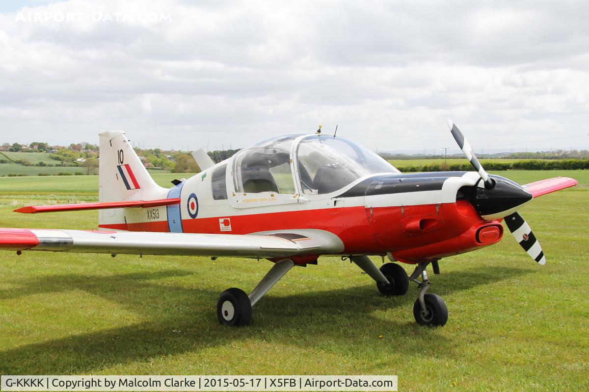 G-KKKK, 1973 Scottish Aviation Bulldog T.1 C/N BH120/199, Scottish Aviation Bulldog T.1 at Fishburn Airfield UK. May 17th 2015.
