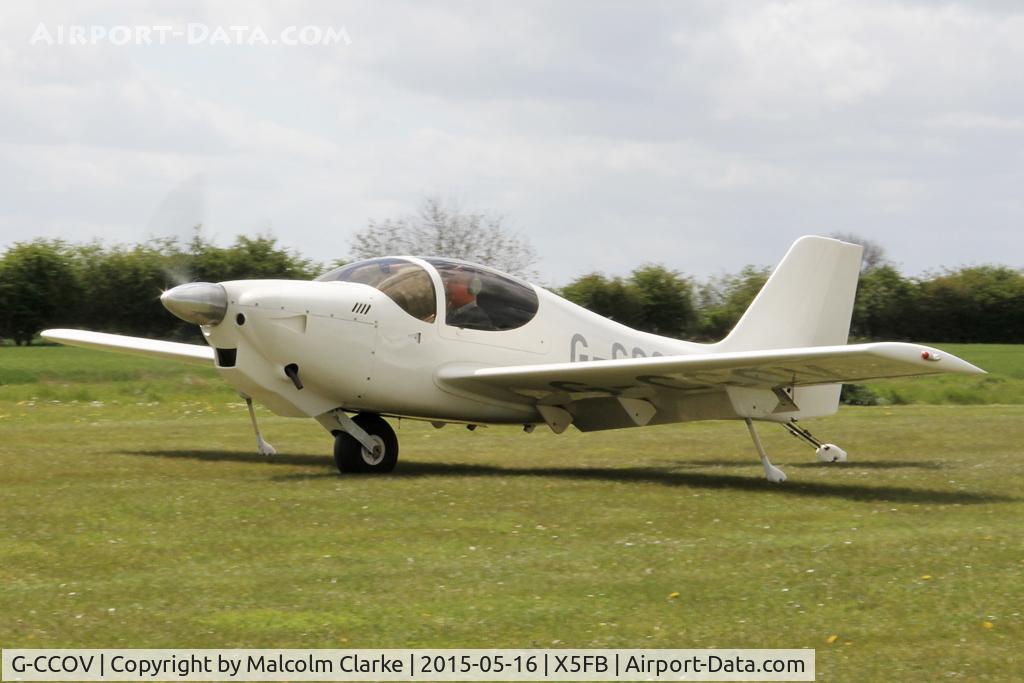 G-CCOV, 2004 Europa XS Monowheel C/N PFA 247-13998, Europa XS Monowheel at Fishburn Airfield UK. May 16th 2015.
