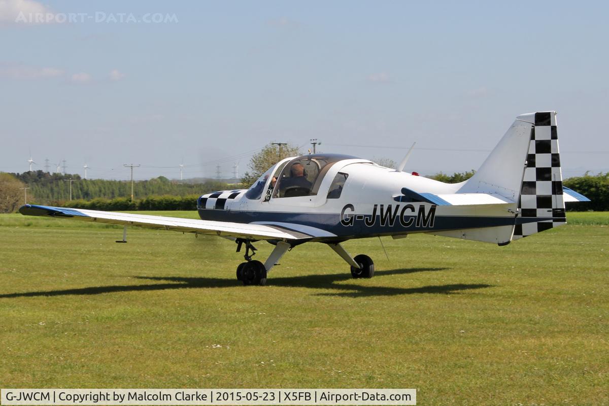 G-JWCM, 1980 Scottish Aviation Bulldog Series 120 Model 1210 C/N BH120/408, Scottish Aviation Bulldog Series 120 Model 1210 at Fishburn Airfield UK. May 23rd 2015.