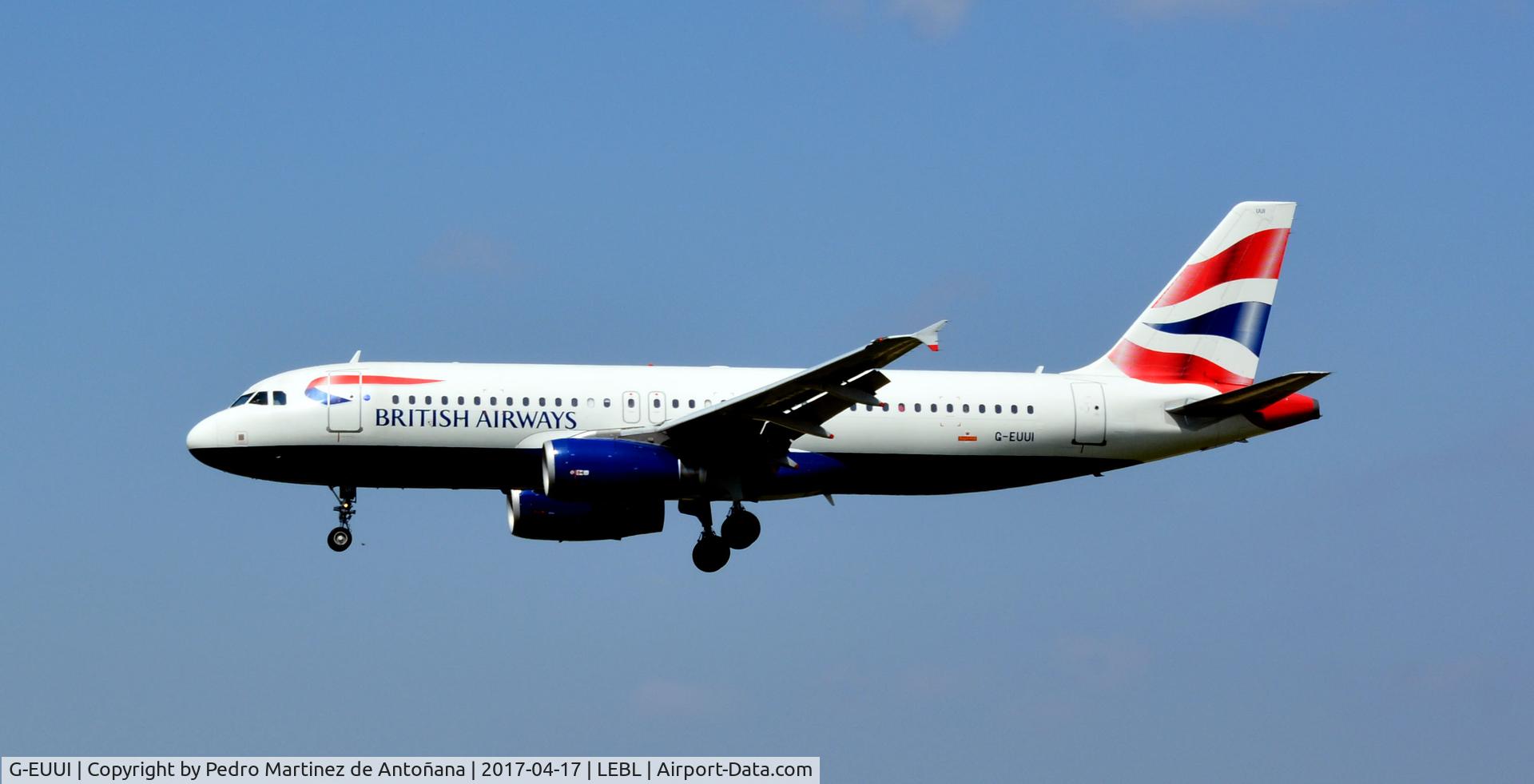 G-EUUI, 2002 Airbus A320-232 C/N 1871, El Prat  -  Barcelona  -  España