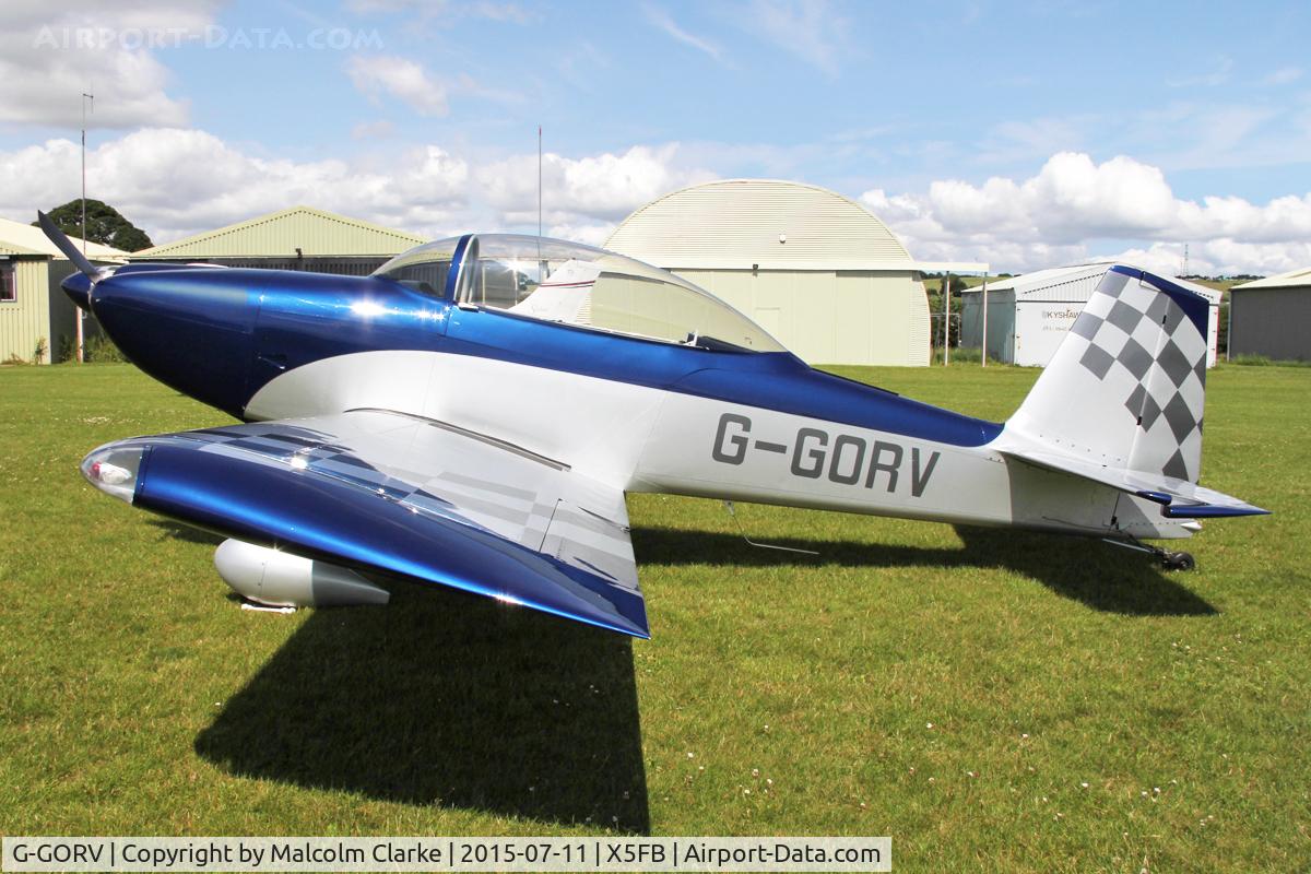 G-GORV, 2013 Vans RV-8 C/N LAA 303-14847, Vans RV-8, Fishburn Airfield UK. July 11th 2015.