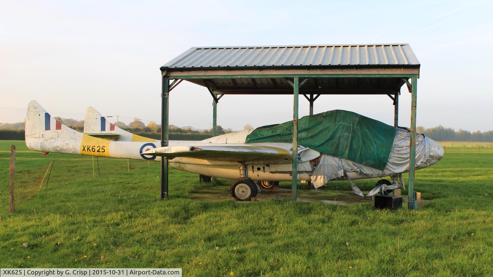 XK625, De Havilland DH-115 Vampire T.11 C/N 15782, Brenzett Aeronautical Museum, UK
