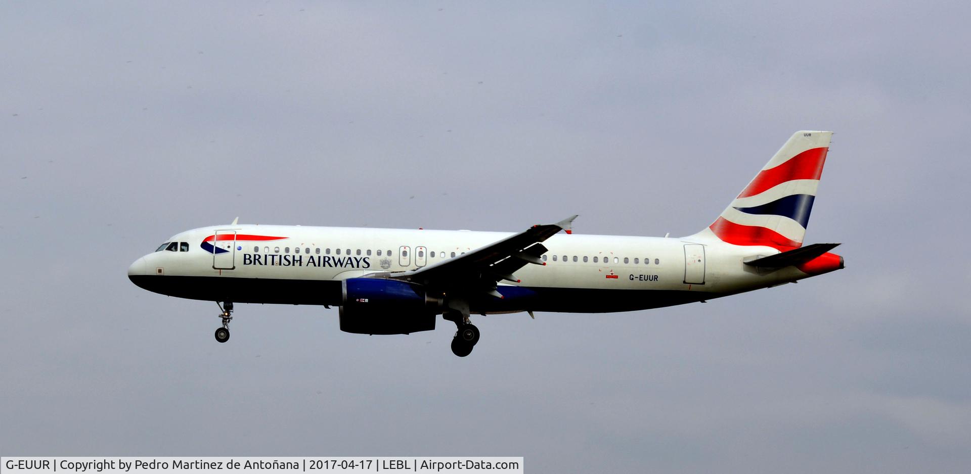 G-EUUR, 2003 Airbus A320-232 C/N 2040, El Prat  -  Barcelona  -  España