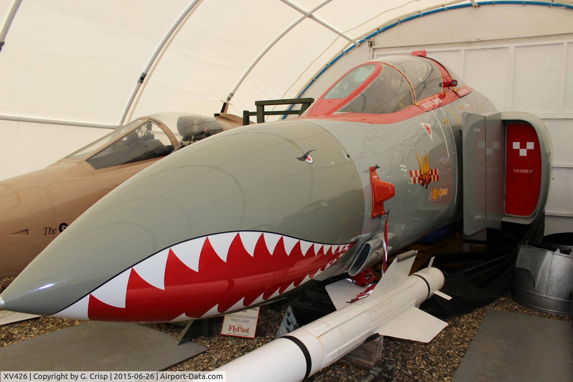 XV426, 1969 McDonnell Douglas Phantom FGR2 C/N 3100/9256, City of Norwich Aviation Museum, UKG. Crisp