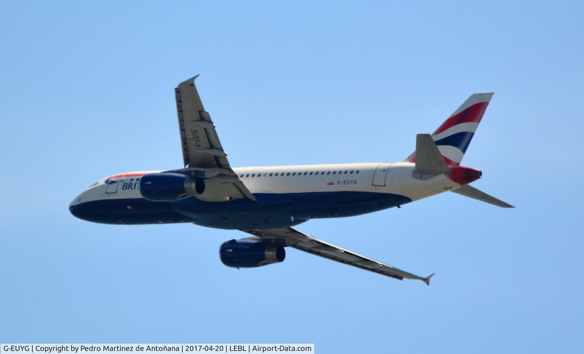 G-EUYG, 2010 Airbus A320-232 C/N 4238, El Prat  -  Barcelona  -  España