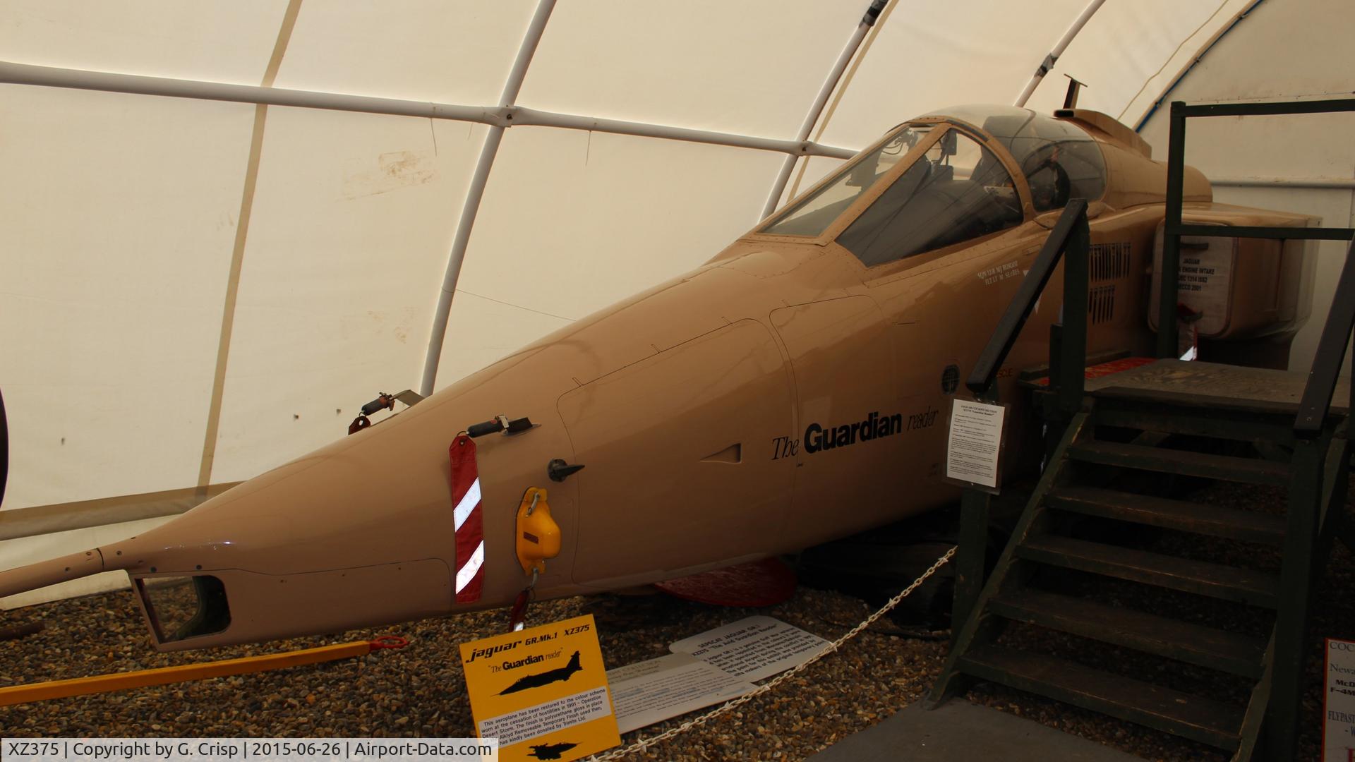 XZ375, 1976 Sepecat Jaguar GR.1A C/N S.142, City of Norwich Aviation Museum