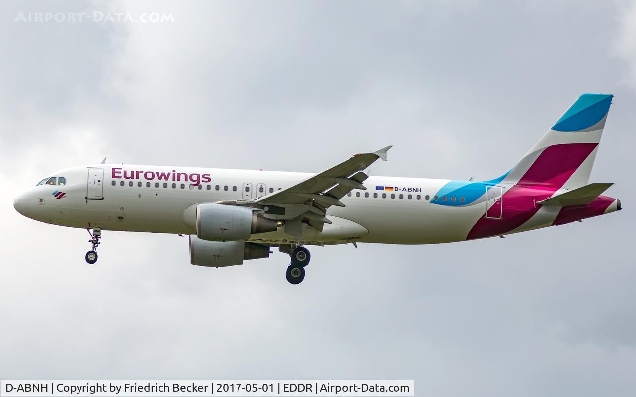 D-ABNH, 2002 Airbus A320-214 C/N 1775, on final RW27