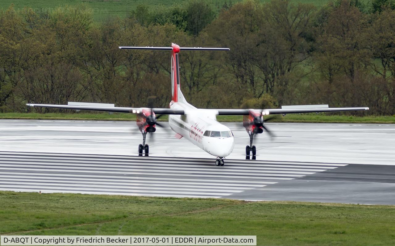 D-ABQT, 2016 De Havilland Canada DHC-8-402Q Dash 8 Dash 8 C/N 4541, line up prior departure to Berlin via RW09