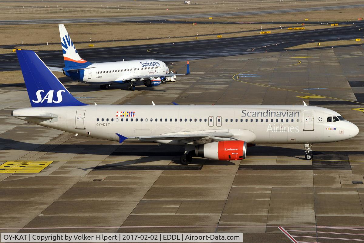 OY-KAT, 2007 Airbus A320-232 C/N 3192, at dus