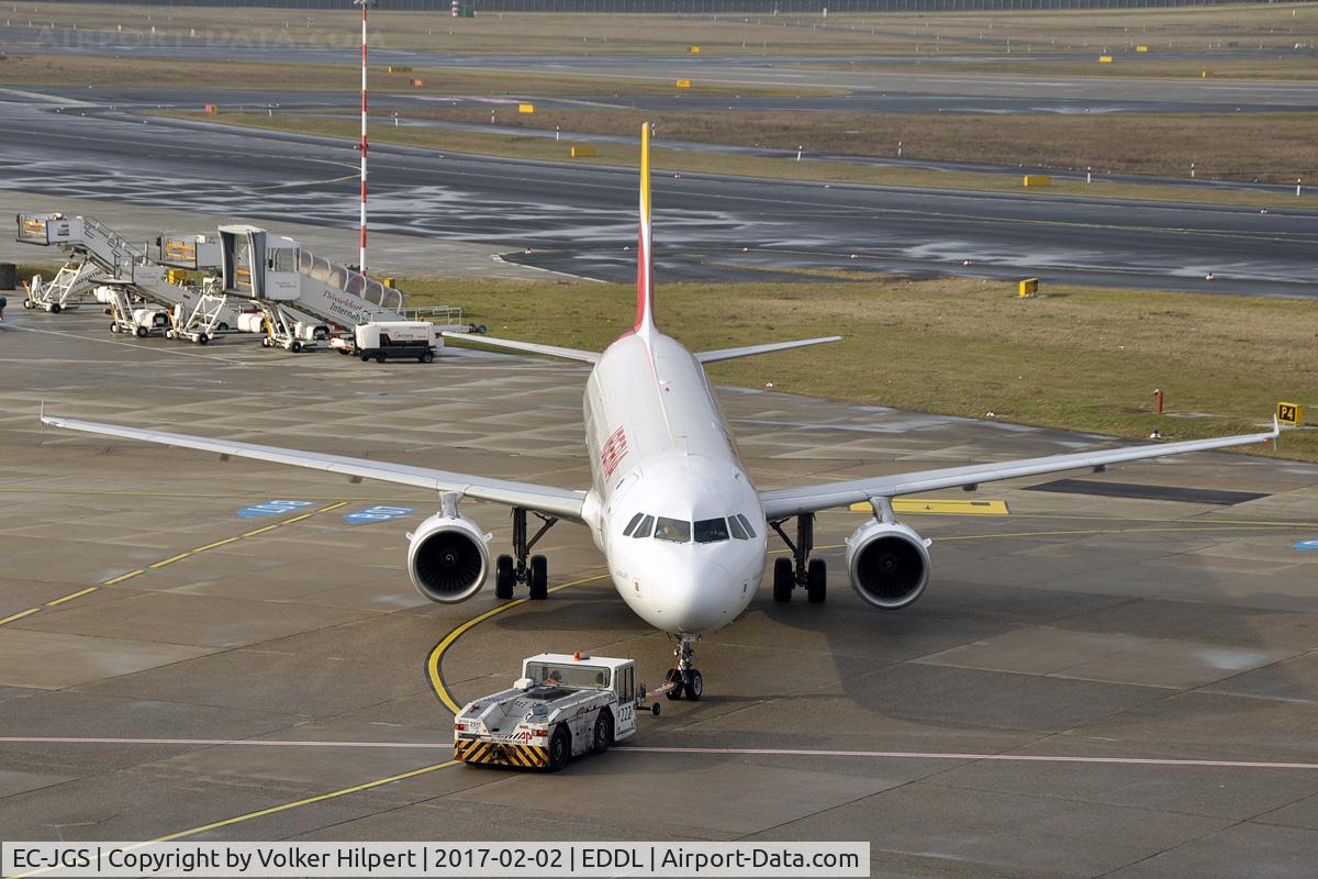 EC-JGS, 2005 Airbus A321-211 C/N 2472, at dus