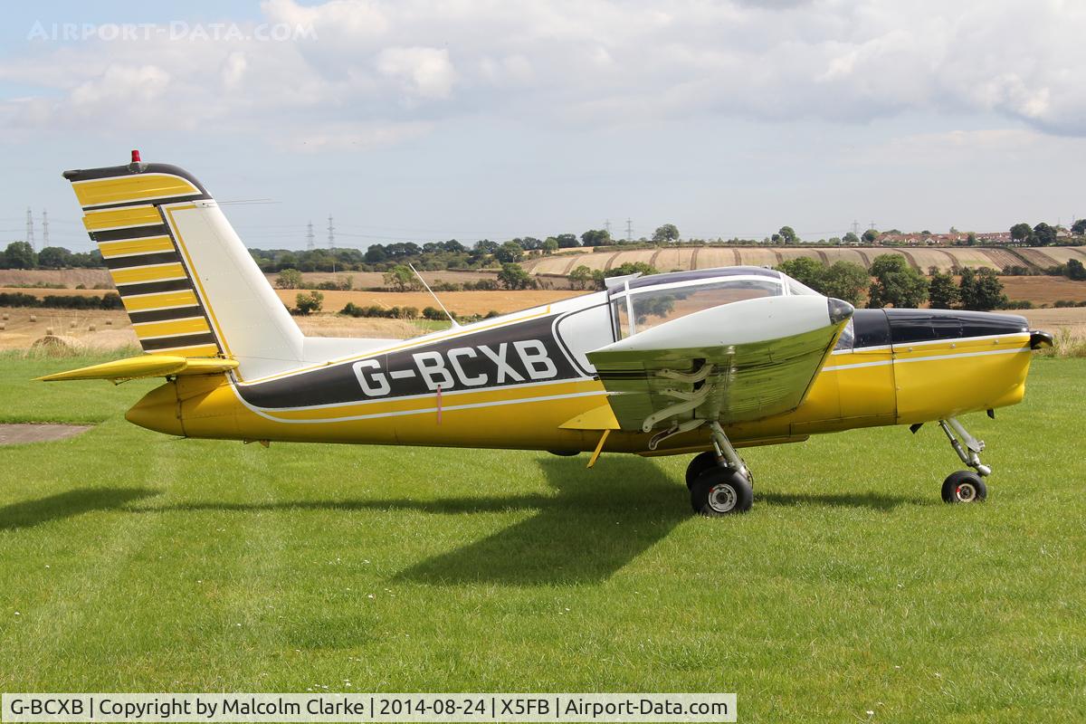 G-BCXB, 1974 Socata Rallye 100ST Galopin C/N 2546, Socata Rallye 100ST Galopin at Fishburn Airfield UK. August 24th 2014.