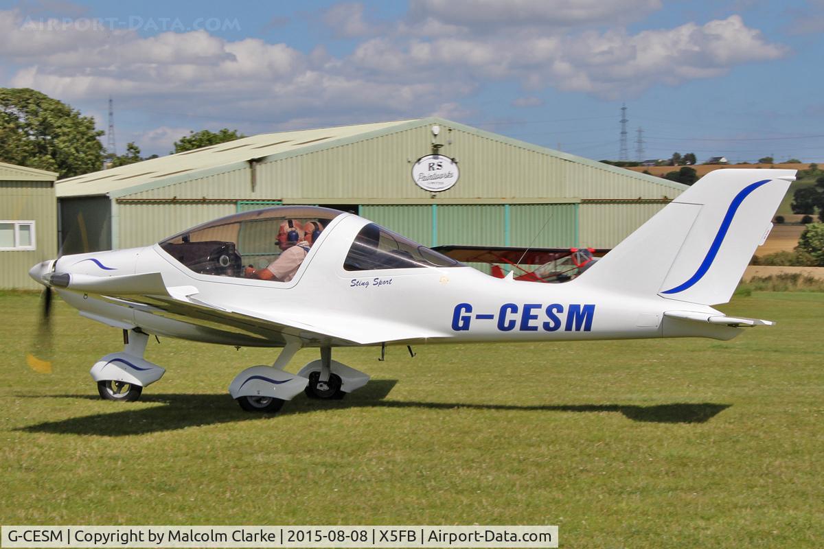 G-CESM, 2011 TL Ultralight TL-2000 Sting Sport C/N LAA 347-14801, TL Ultralight TL-2000 Sting Sport at Fishburn Airfield UK. August 8th 2015.