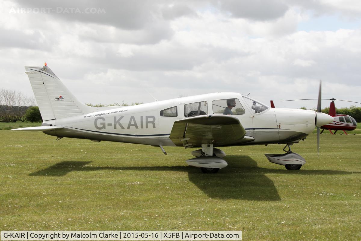 G-KAIR, 1978 Piper PA-28-181 Cherokee Archer II C/N 28-7990176, Piper PA-28-181 Cherokee Archer II at Fishburn Airfield UK. May 16th 2015.