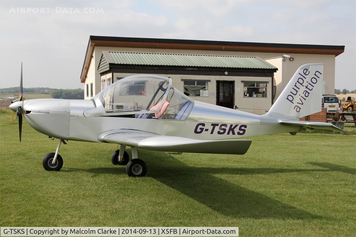 G-TSKS, 2009 Cosmik EV-97 TeamEurostar UK C/N 3320, Cosmik EV-97 TeamEurostar UK at Fishburn Airfield UK. September 13th 2014.