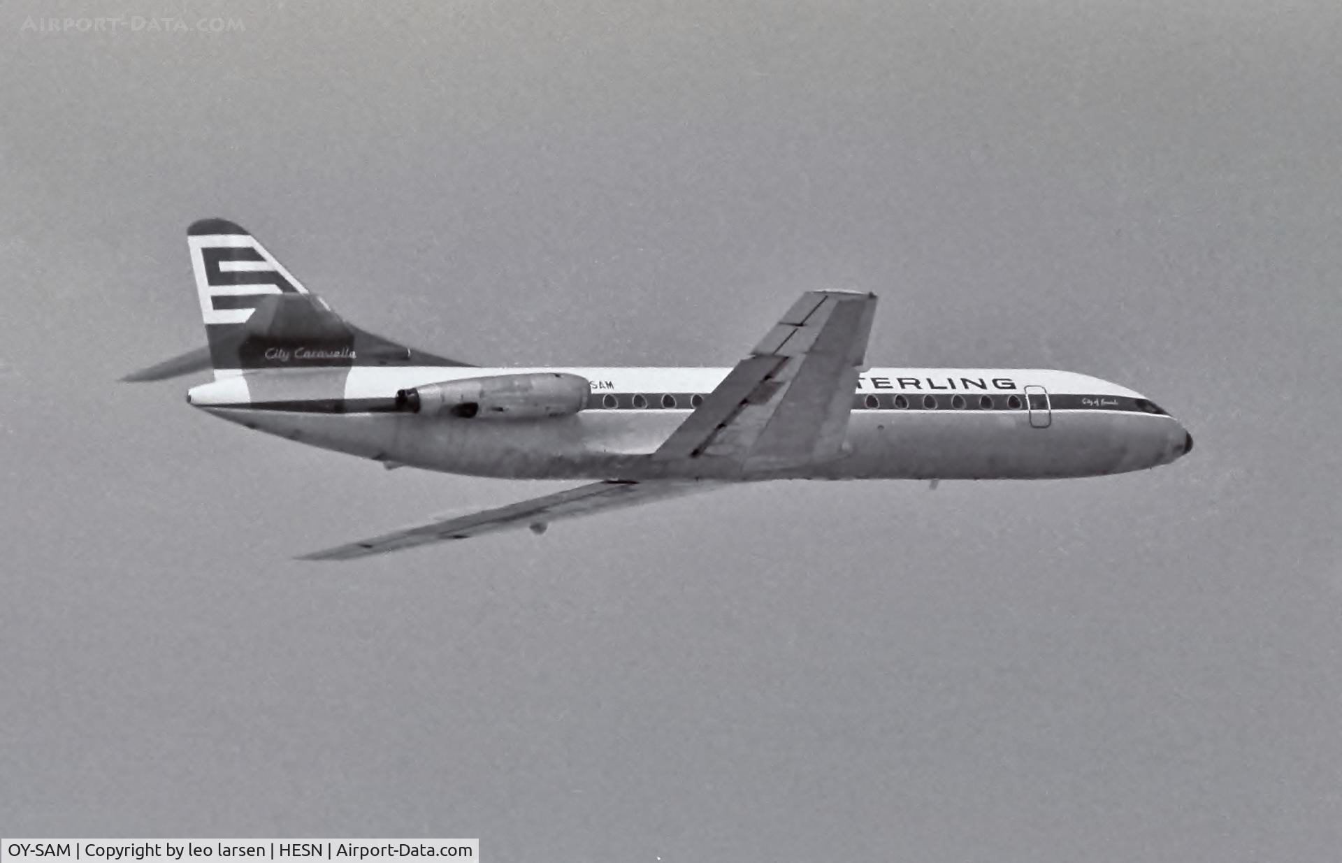 OY-SAM, 1961 Sud Aviation SE-210 Caravelle VI-R C/N 95, Aswan  Egypt 1975