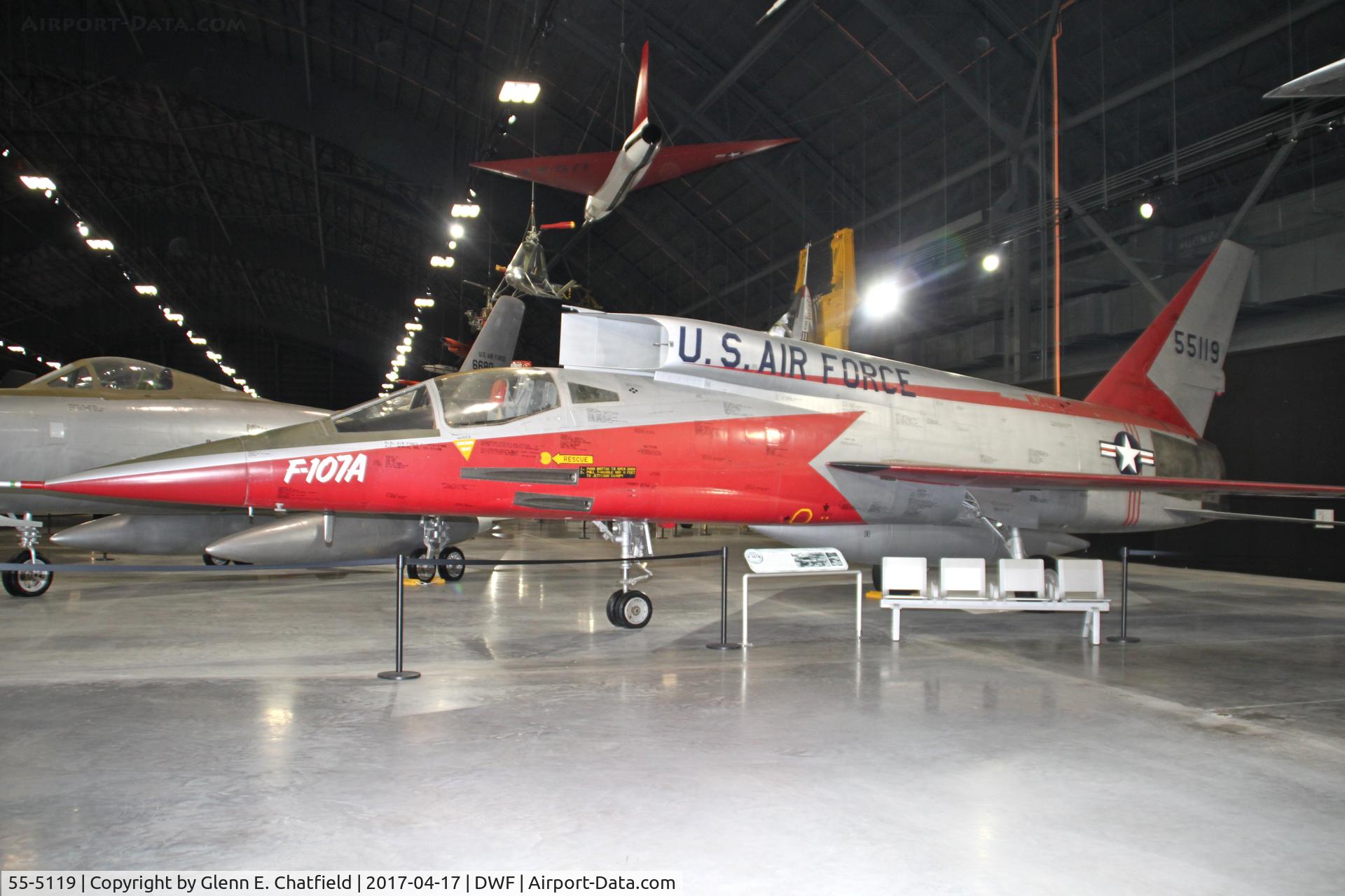 55-5119, 1955 North American F-107A C/N 212-2, NMUSAF