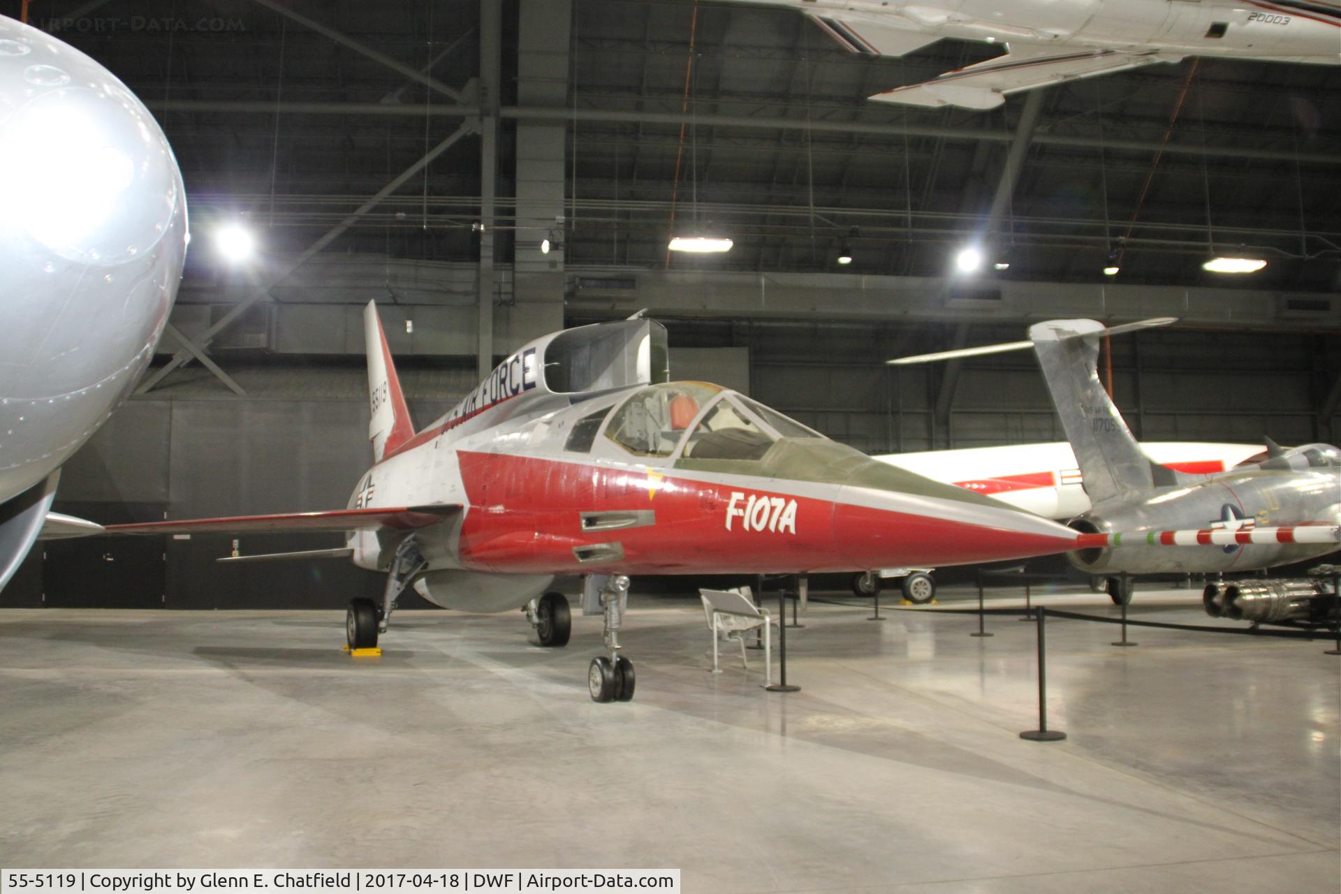 55-5119, 1955 North American F-107A C/N 212-2, NMUSAF