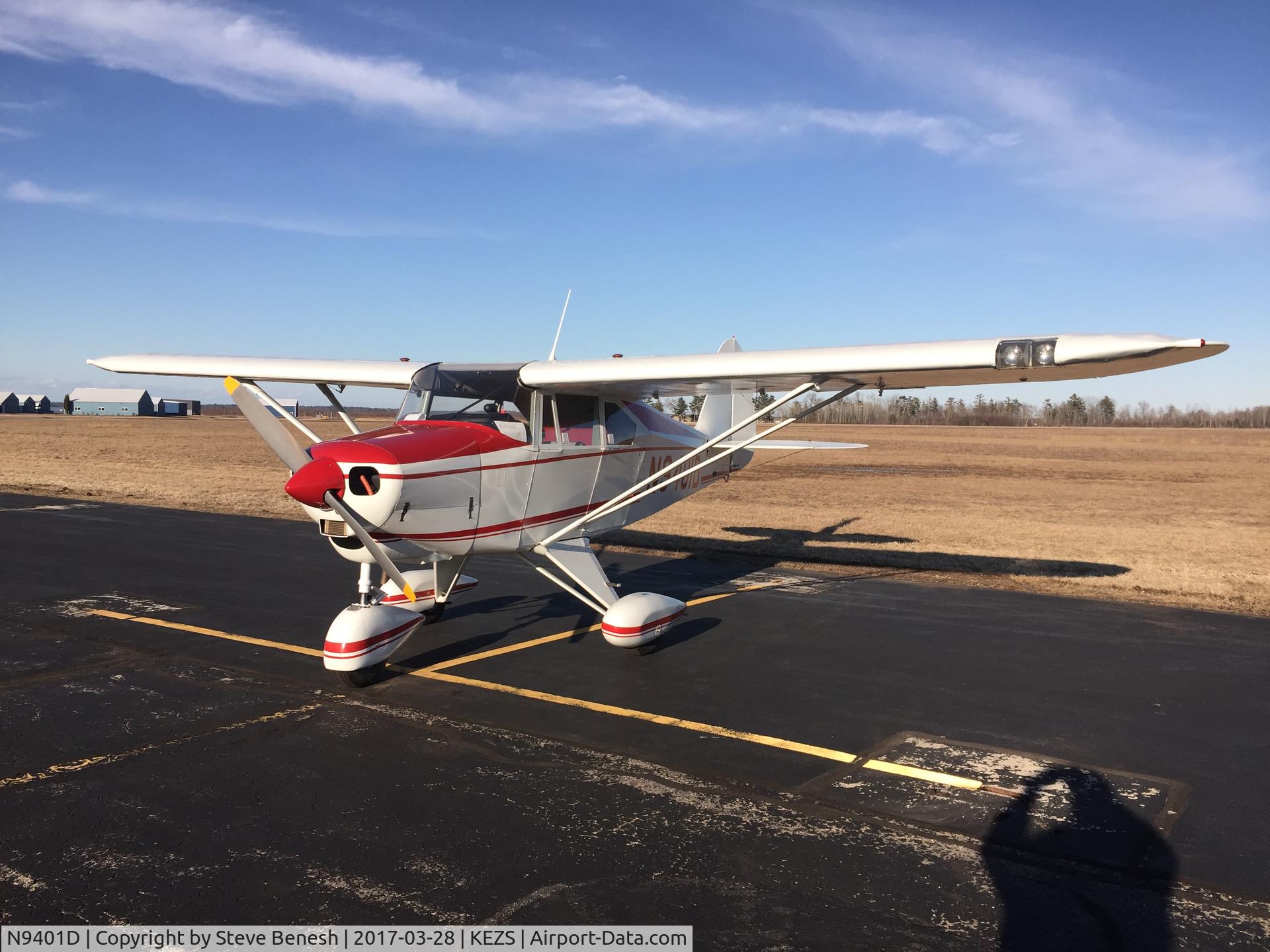 N9401D, 1958 Piper PA-22-160 Tri Pacer C/N 22-6374, Photo of N9401D as of March 2017.