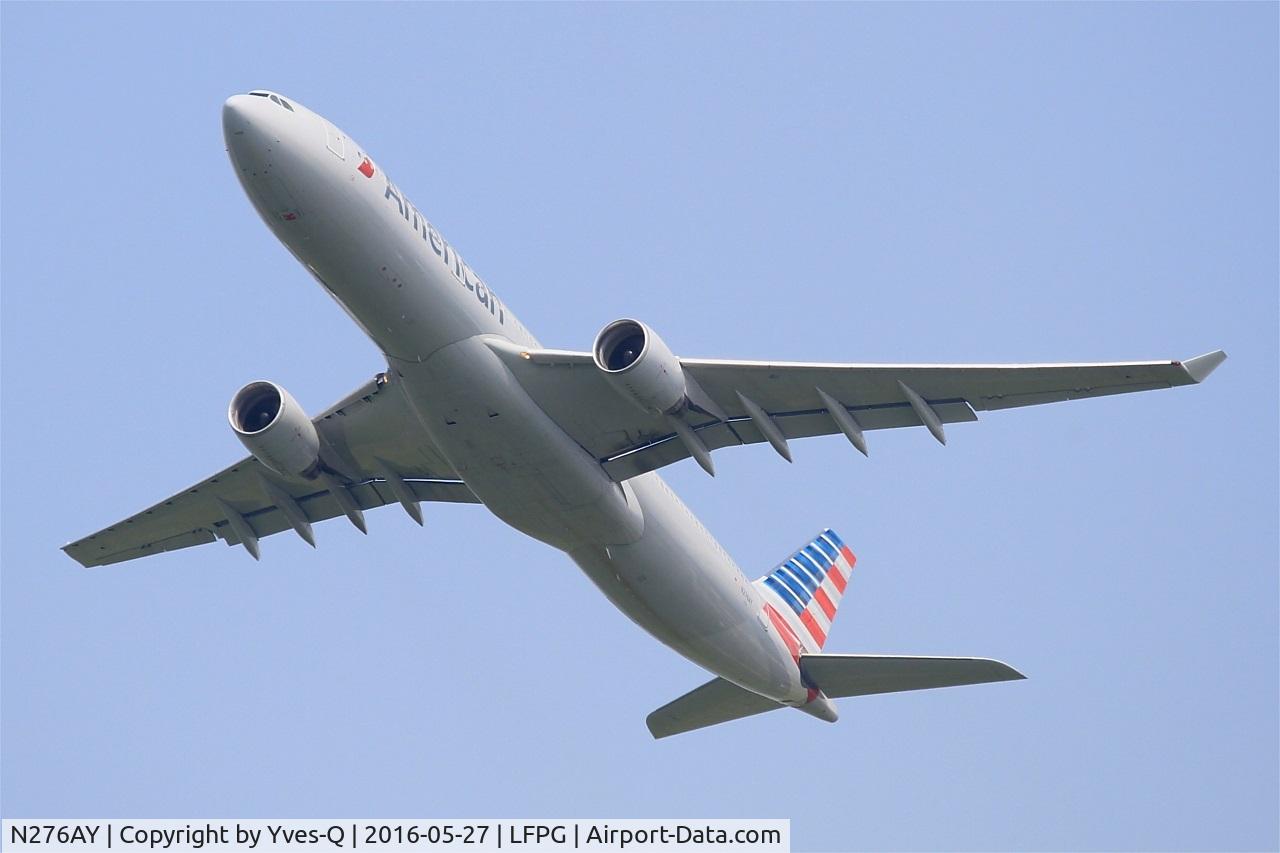 N276AY, 2000 Airbus A330-323 C/N 375, Airbus A330-323, Take off rwy 27L, Roissy Charles De Gaulle airport (LFPG-CDG)