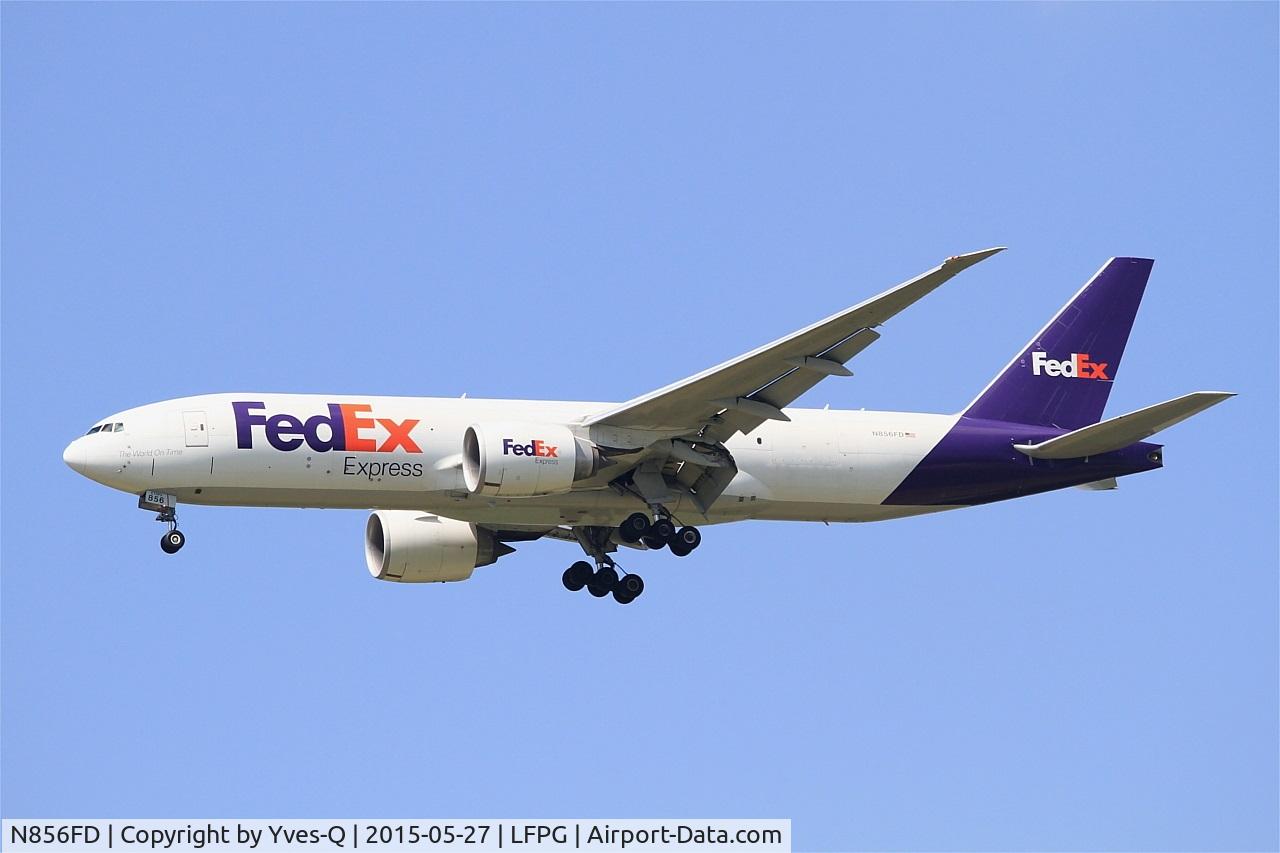 N856FD, 2010 Boeing 777-FS2 C/N 37727, Boeing 777-FS2, Short approach rwy 27R, Paris-Roissy Charles De Gaulle airport (LFPG-CDG)