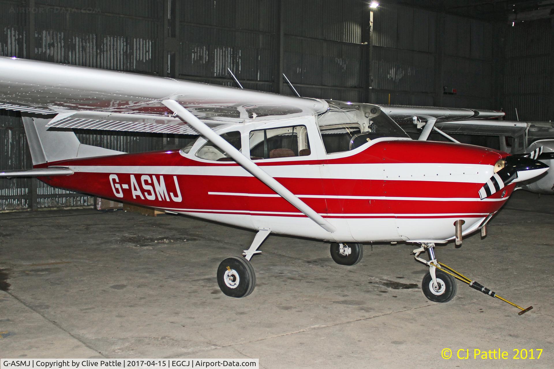 G-ASMJ, 1963 Reims Cessna F172E Skyhawk C/N 0029, At EGCJ
