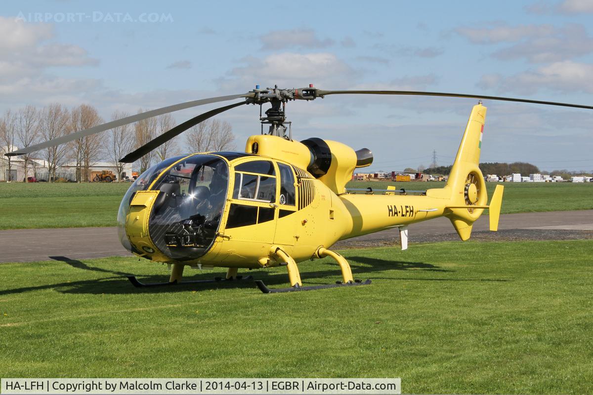 HA-LFH, 1979 Aerospatiale SA-342J Gazelle C/N 1775, Aerospatiale SA-342J Gazelle at Breighton Airfield's Early Bird Fly-In. April 13th 2014.