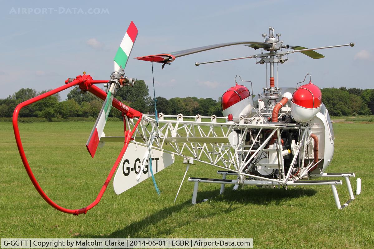 G-GGTT, 1970 Agusta AB-47G-4A C/N 2538, Agusta AB-47G-4A at Breighton Airfield's Open Cockpit & Biplane Fly-In. June 1st 2014.