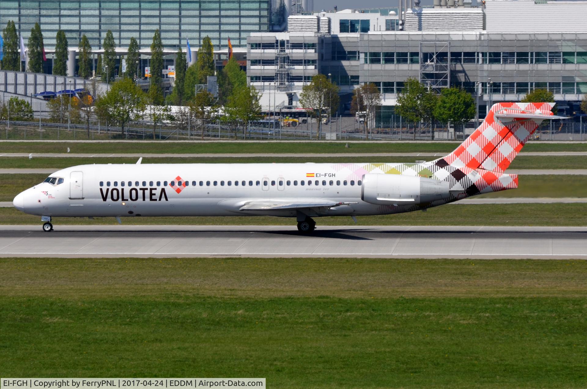 EI-FGH, 2003 Boeing 717-2BL C/N 55169, Volotea B717 departing for Nantes.