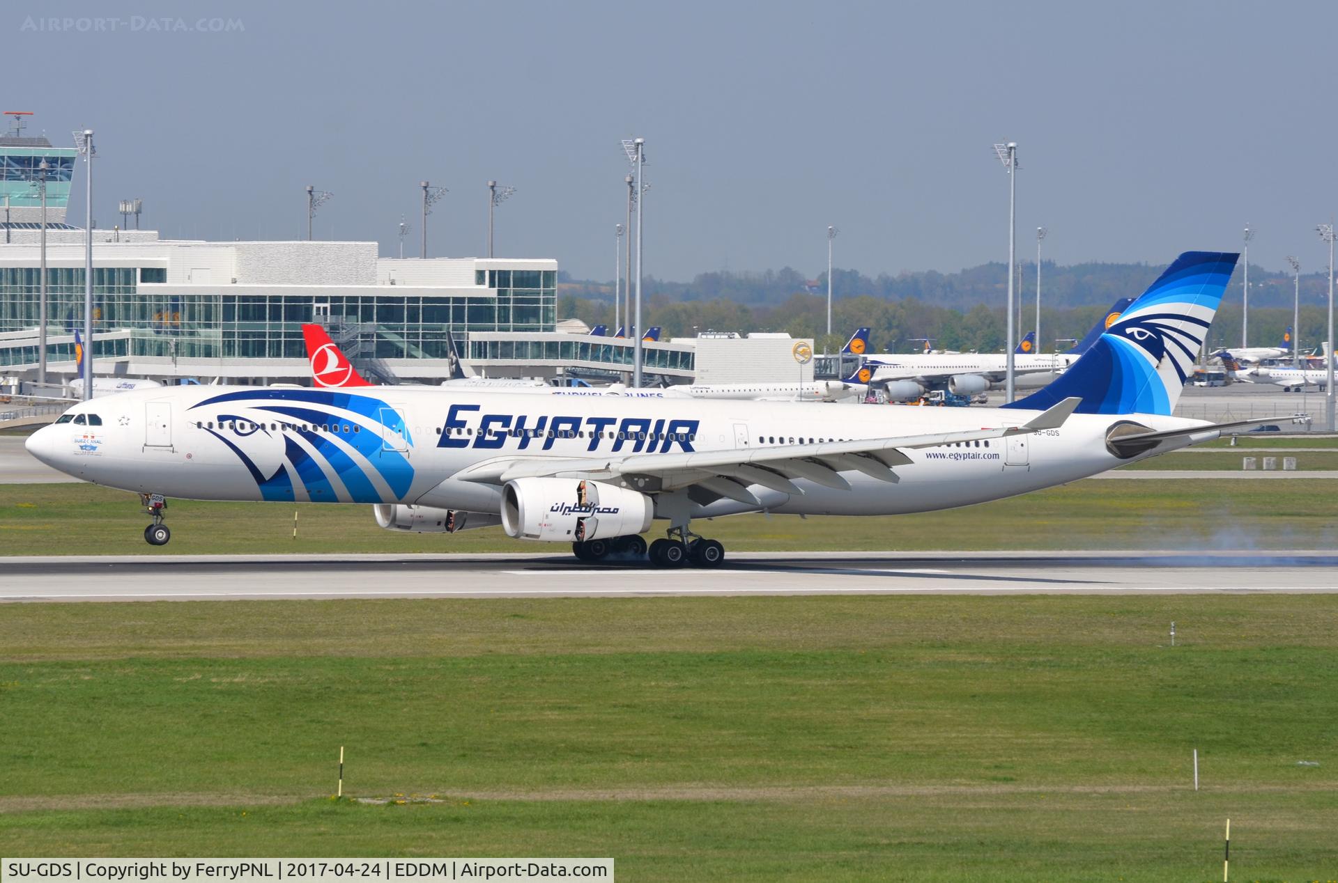 SU-GDS, 2010 Airbus A330-343X C/N 1143, Arrival of Egyptair A333 from CAI.