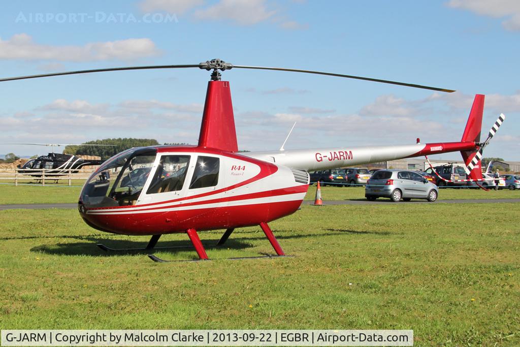 G-JARM, 2006 Robinson R44 Raven I C/N 1620, Robinson R44 Raven I at Breighton Airfield's Helicopter Fly_in. September 22nd 2013.