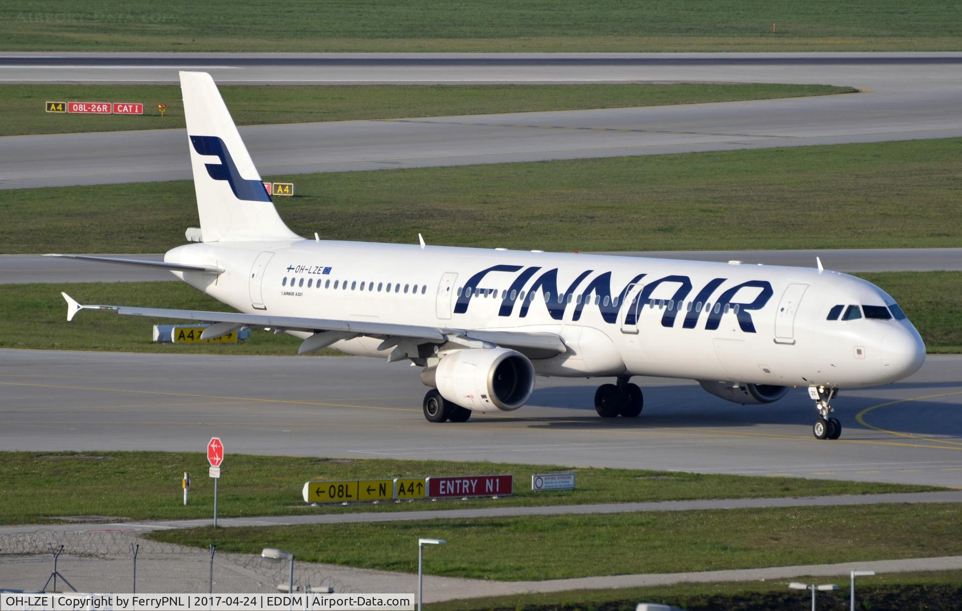 OH-LZE, 2003 Airbus A321-211 C/N 1978, Finnair A321 arriving
