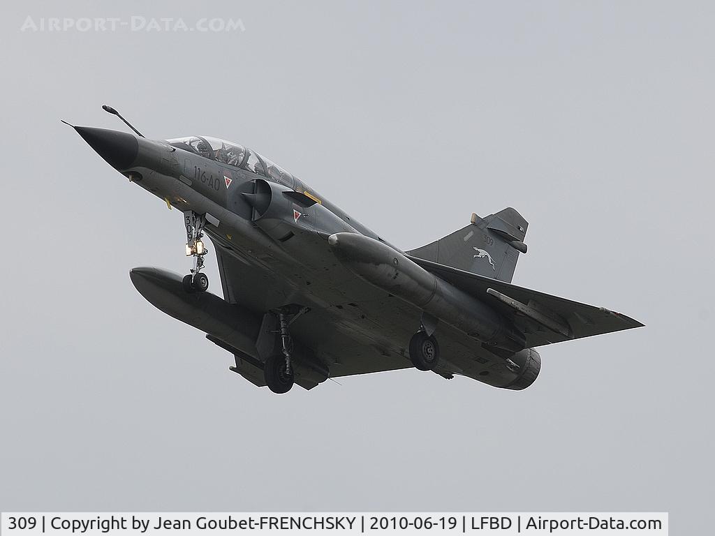 309, Dassault Mirage 2000N C/N 309, France Air Force (crash 1 mars 2011)