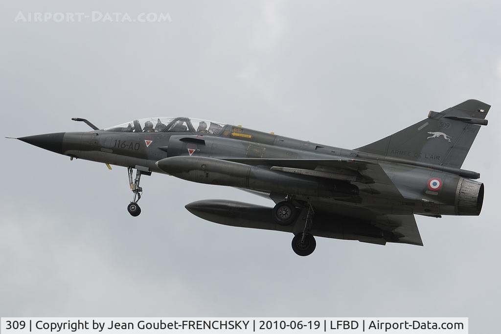 309, Dassault Mirage 2000N C/N 309, France Air Force (crash 1 mars 2011)