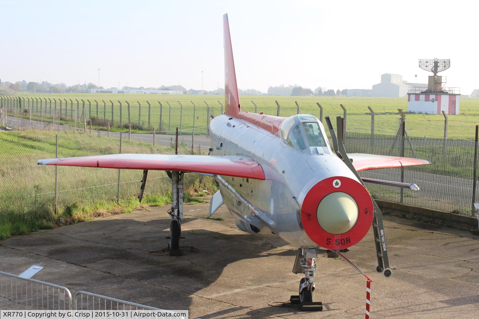 XR770, 1965 English Electric Lightning F.6 C/N 95235, RAF Manston History Museum, UK