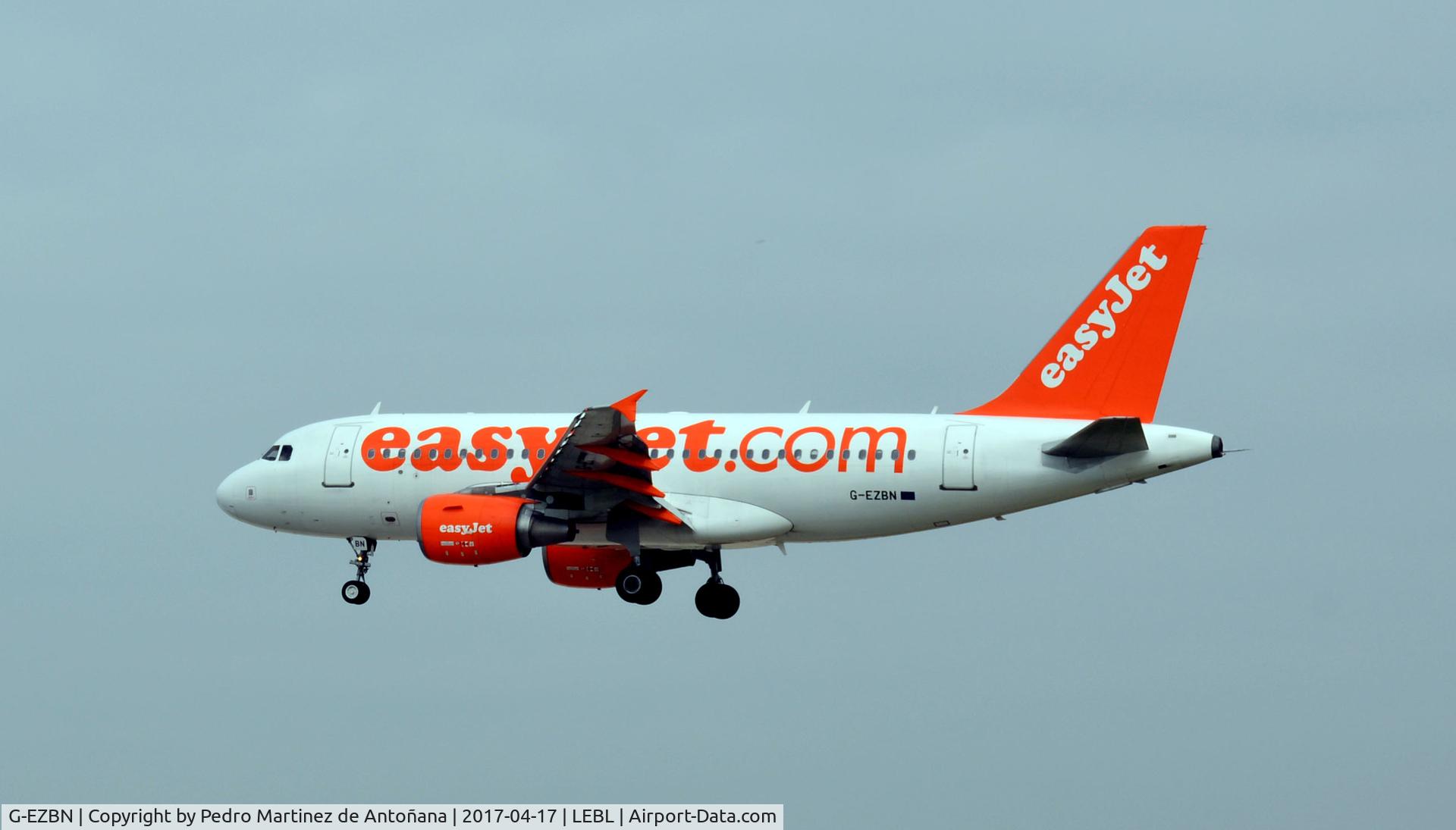 G-EZBN, 2007 Airbus A319-111 C/N 3061, El Prat  -  Barcelona  -  España