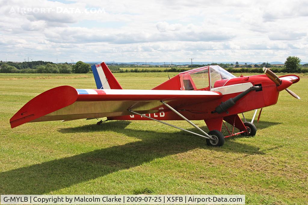 G-MYLB, 1993 Team Mini-Max 91 C/N PFA 186-12419, Team Minimax 91 at Fishburn Airfield UK. July 25th 2009.