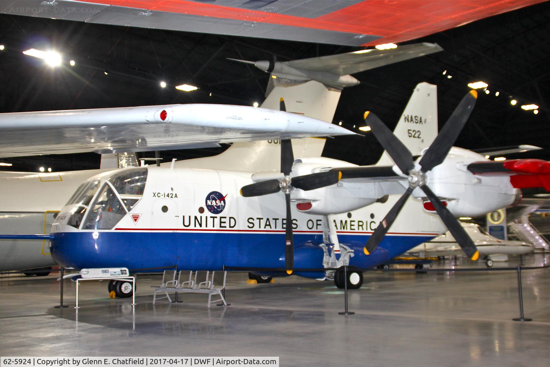 62-5924, 1964 LTV/Hiller/Ryan XC-142A C/N 4, NMUSAF