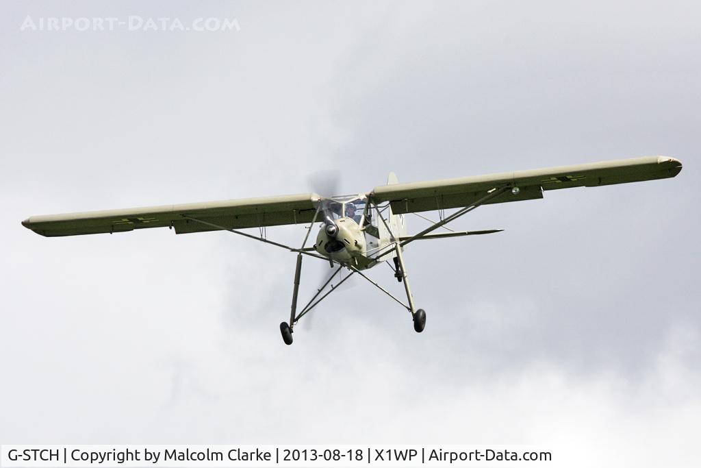 G-STCH, 1942 Fieseler Fi-156A-1 Storch C/N 2088, Fieseler Fi-156A-1 Storch at The De Havilland Moth Club's 28th International Moth Rally at Woburn Abbey. August 18th 2013.
