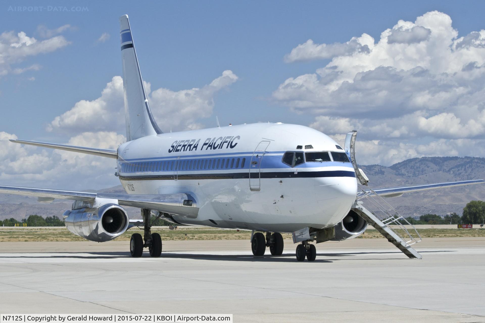 N712S, 1983 Boeing 737-2Y5 C/N 23038, Parked on the south GA ramp.
