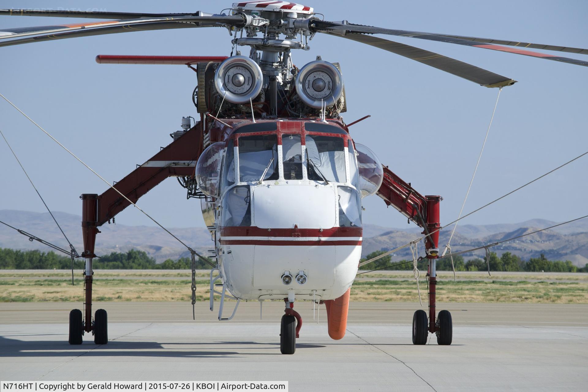 N716HT, 1969 Sikorsky CH-54B Tarhe C/N 64-092, Parked on the south GA ramp.