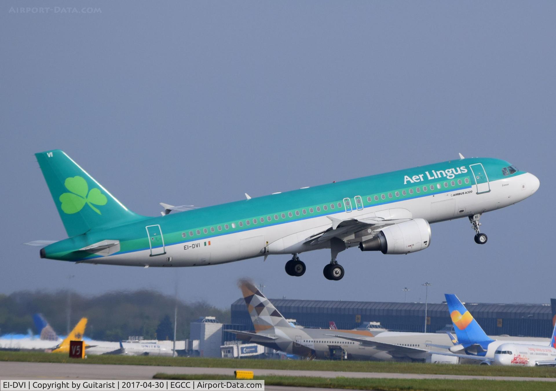 EI-DVI, 2008 Airbus A320-214 C/N 3501, At Manchester