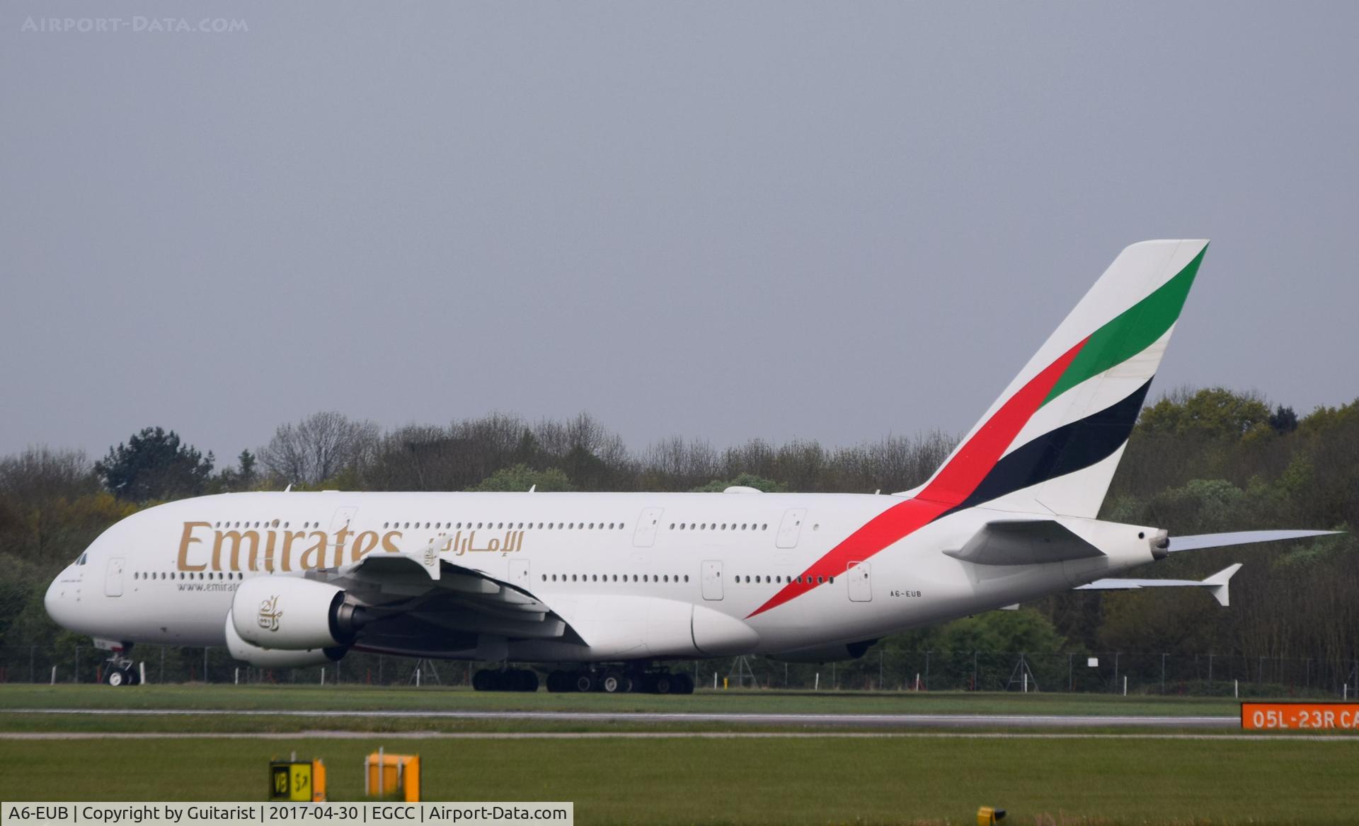 A6-EUB, 2016 Airbus A380-861 C/N 213, At Manchester