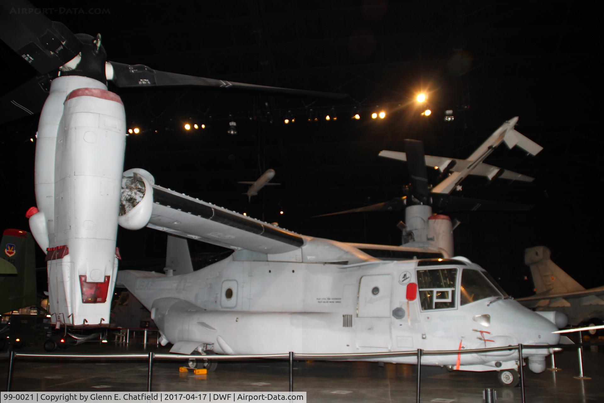 99-0021, 1998 Bell-Boeing CV-22B Osprey C/N D0025, NMUSAF