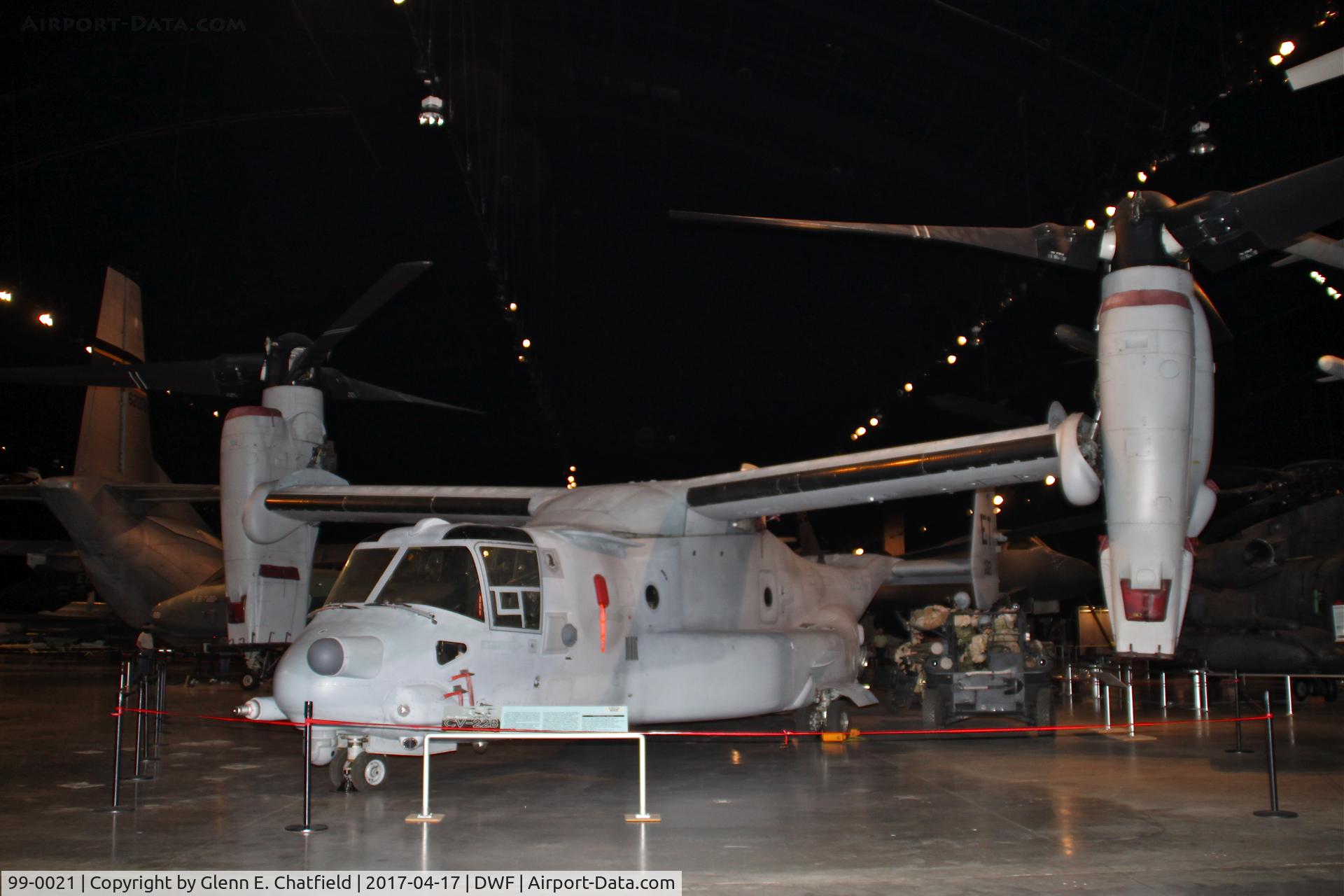 99-0021, 1998 Bell-Boeing CV-22B Osprey C/N D0025, NMUSAF